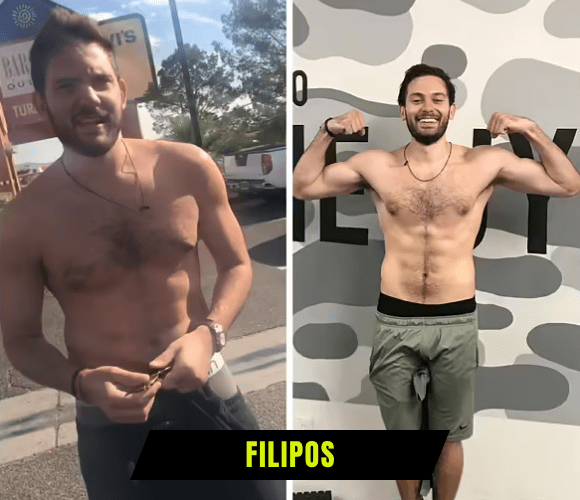 filipos before & after